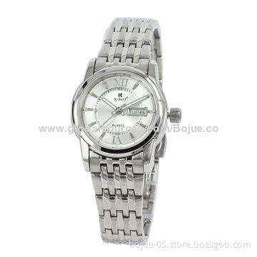 Ladies' Luxury Watch with Sapphire, Stainless Steel Buckle